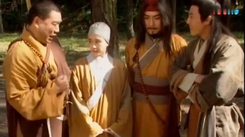 《96版笑傲江湖》不戒和尚逼迫田伯光出家,取法号不可不戒!,影视,武侠片,好看视频