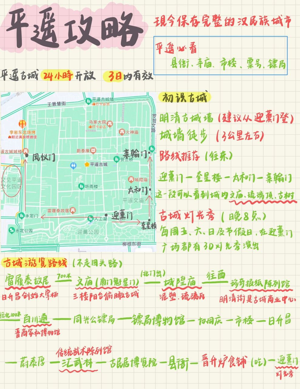 平遥|平遥古城那么大15什么值得看详细路线 1997年被联合国教科文