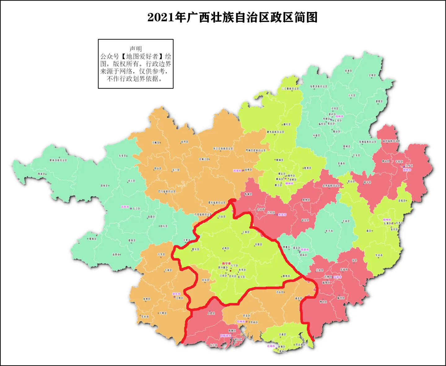 广西行政区划调整建议