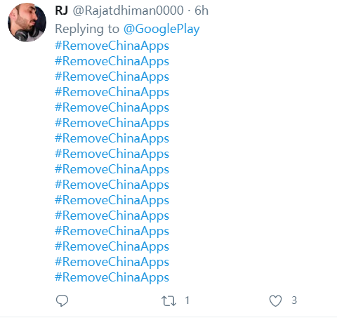 推荐谷歌商店下架印度“反华APP＂ ，印度网民激动了！