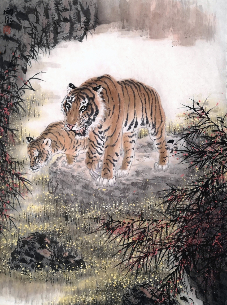 「百年传承」闪耀中华·虎啸生风——画家向明艺术作品展