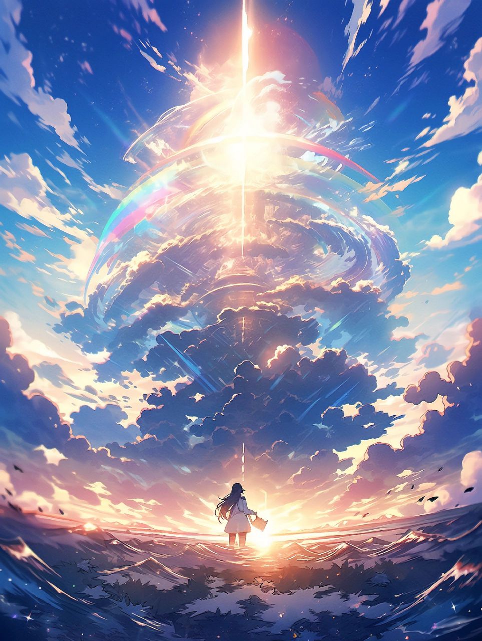 新海诚风|天空彩云 阳光天空美爆了!