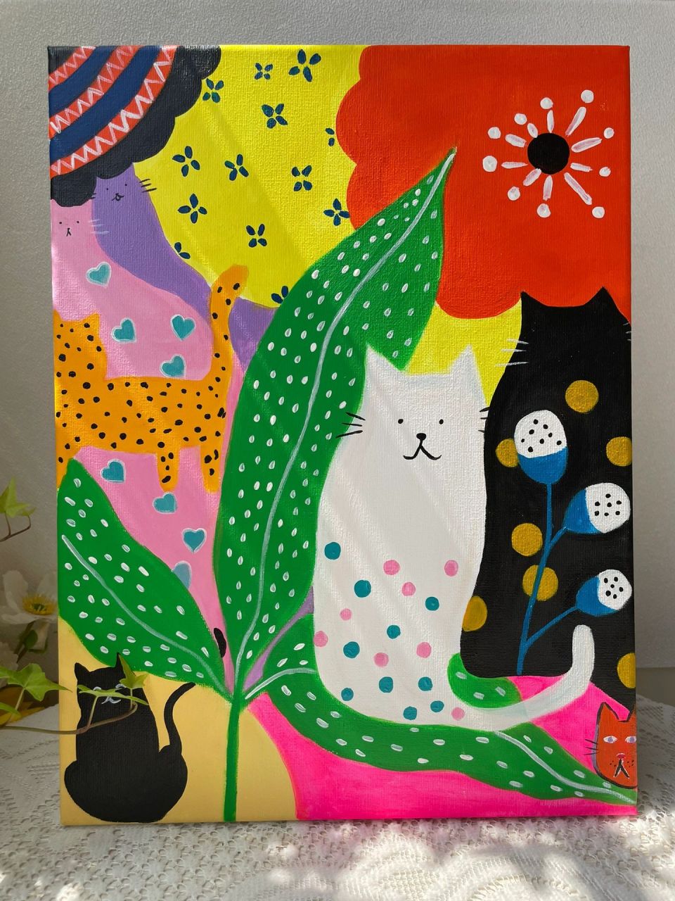 多巴胺色彩装饰画合集|给小家带来一份温暖 整理了一下最近画作 谢谢