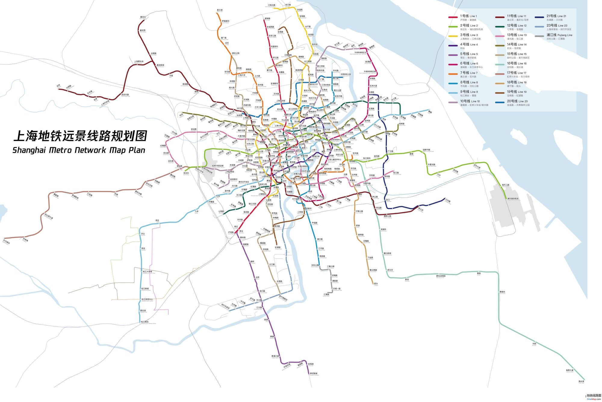 上海轨交规划图片