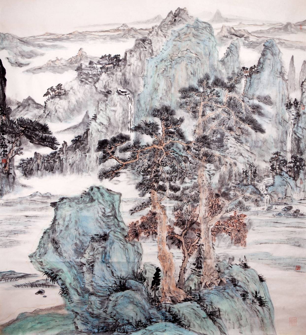 赵雷的山水画:传统与个性的完美交融·山水|水墨|国画|画家
