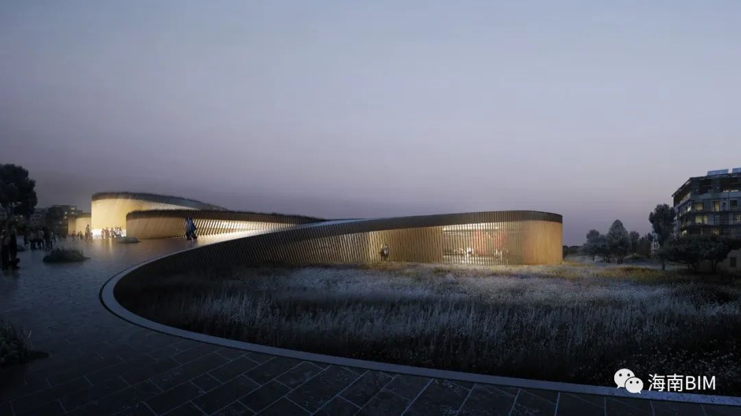 big设计事务所获选设计法国人体博物馆,建筑与自然的无缝融合