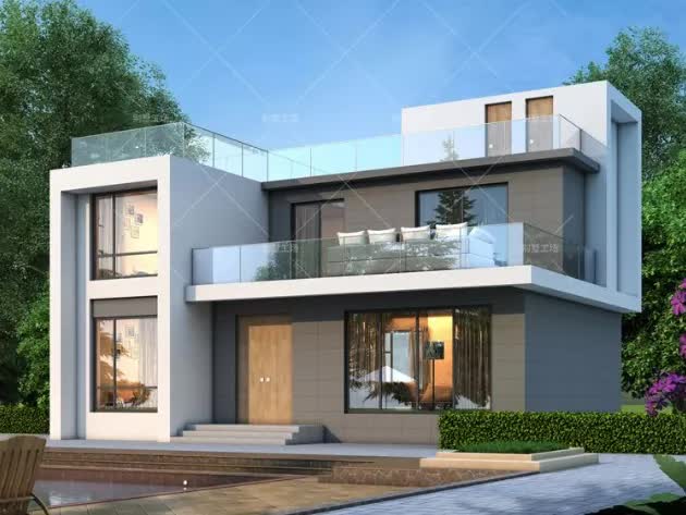 两款二层现代风别墅,这样的房子30年不过时,年轻人最爱