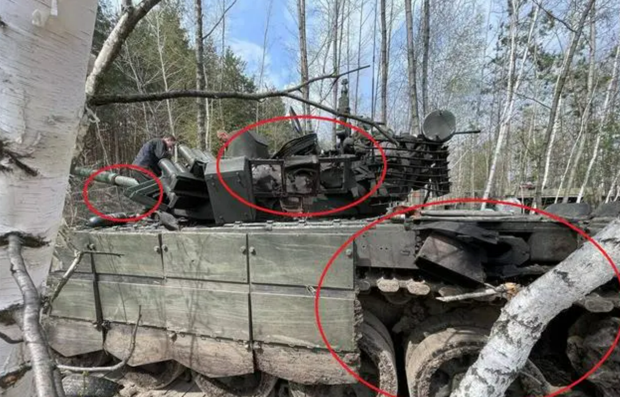俄军一辆t72一炮穿俩!击毁乌军八辆坦克装甲车