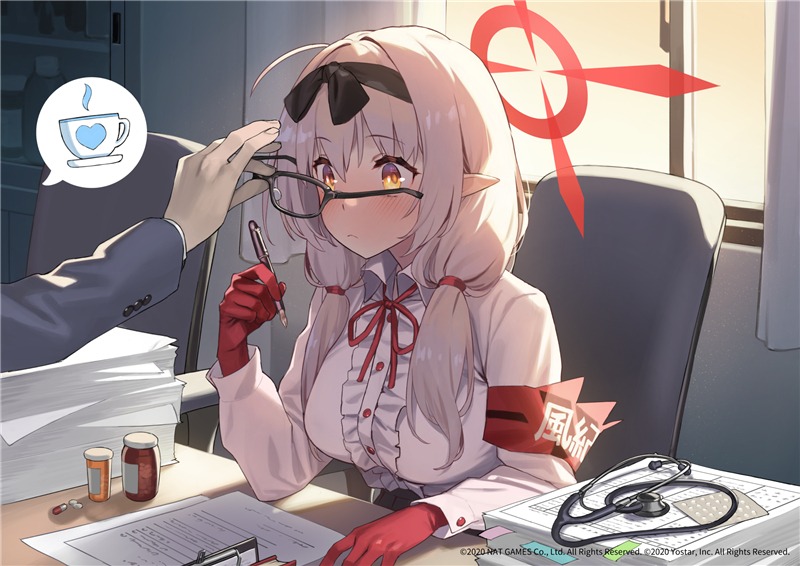 眼镜特辑p站二次元女生头像