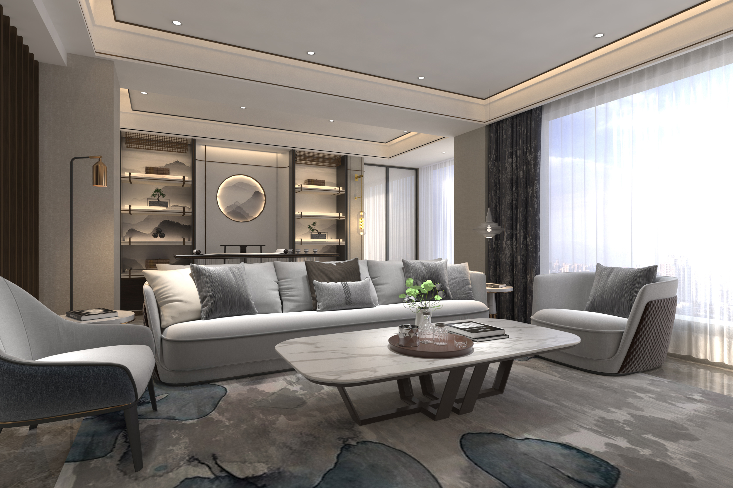 新亚洲体育城新中式-以现代人的审美需求来打造富有传统韵味的事物