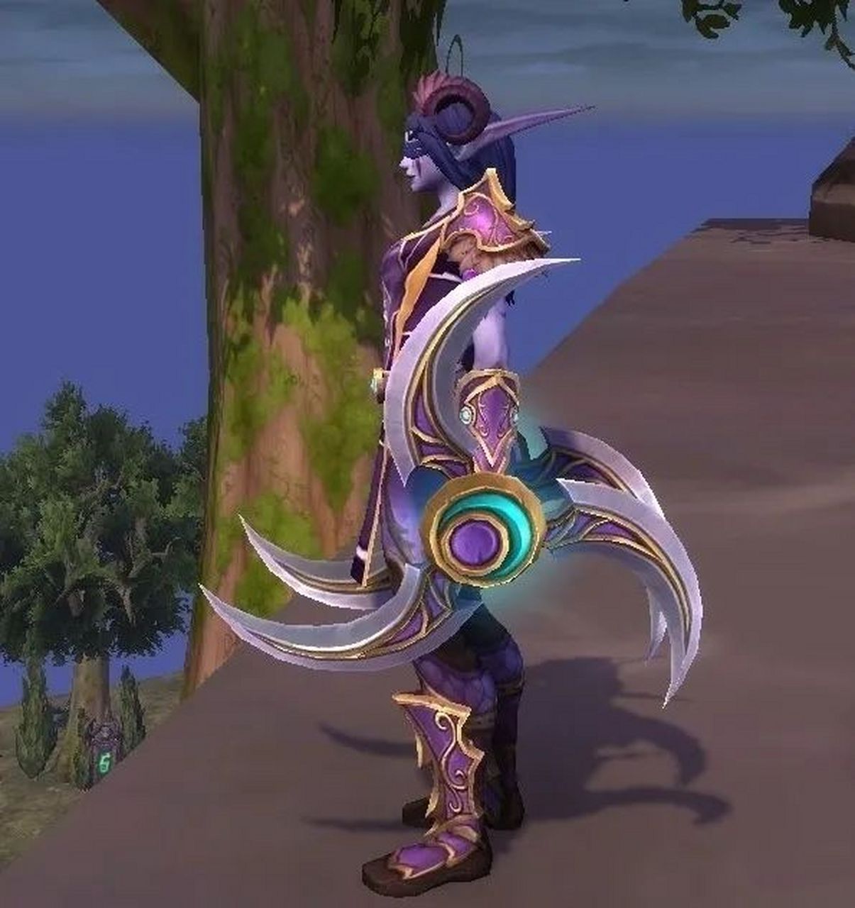 魔兽世界:暗夜精灵终于有传承护甲了,玩家变身女猎手  精灵传承装甲