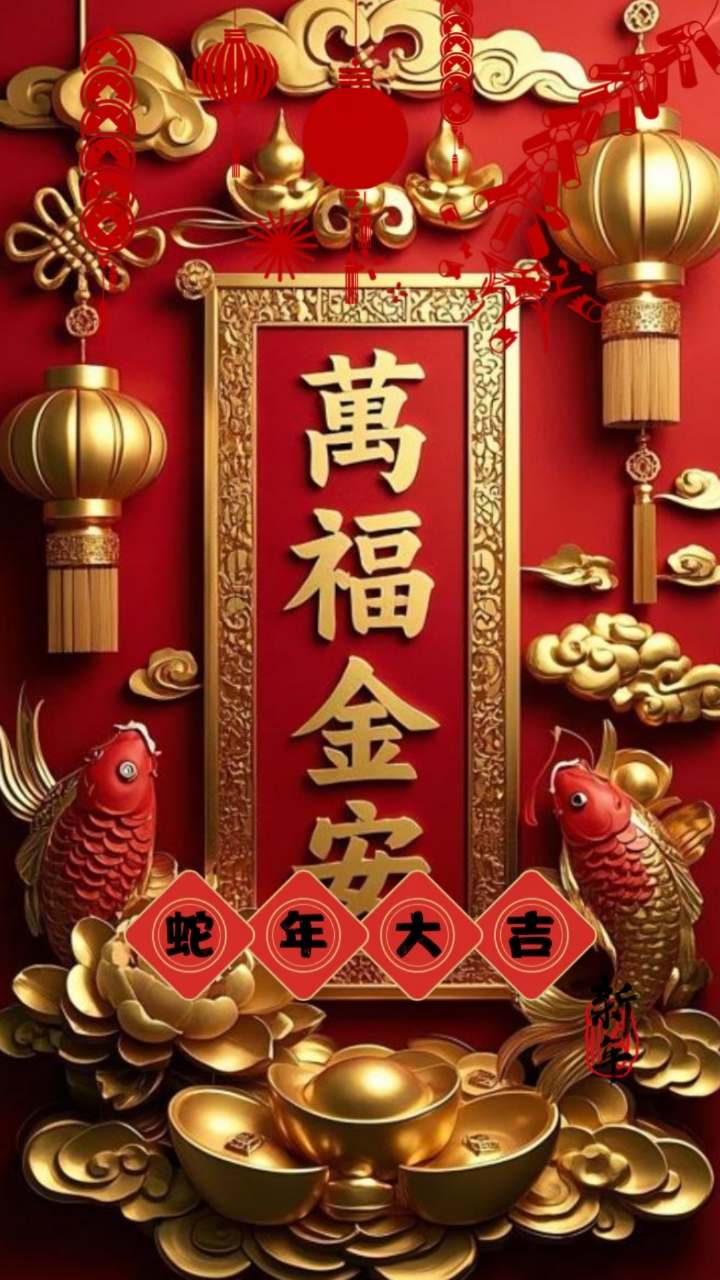 见者万福将至#万福金安凝瑞霭,千祥玉润映华堂