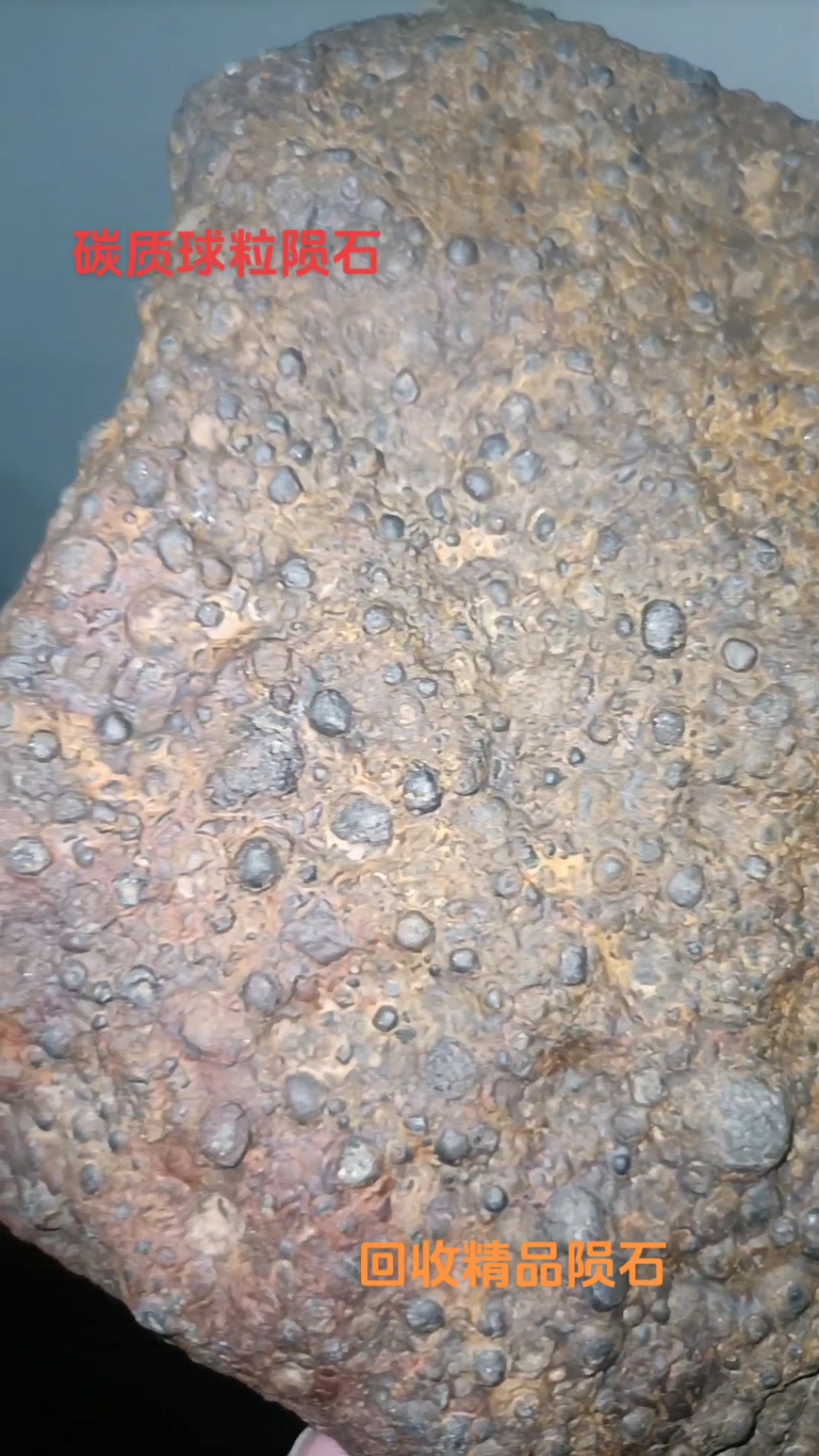 碳质球粒陨石  精品陨石  泰安陨石杰哥出品 1874克