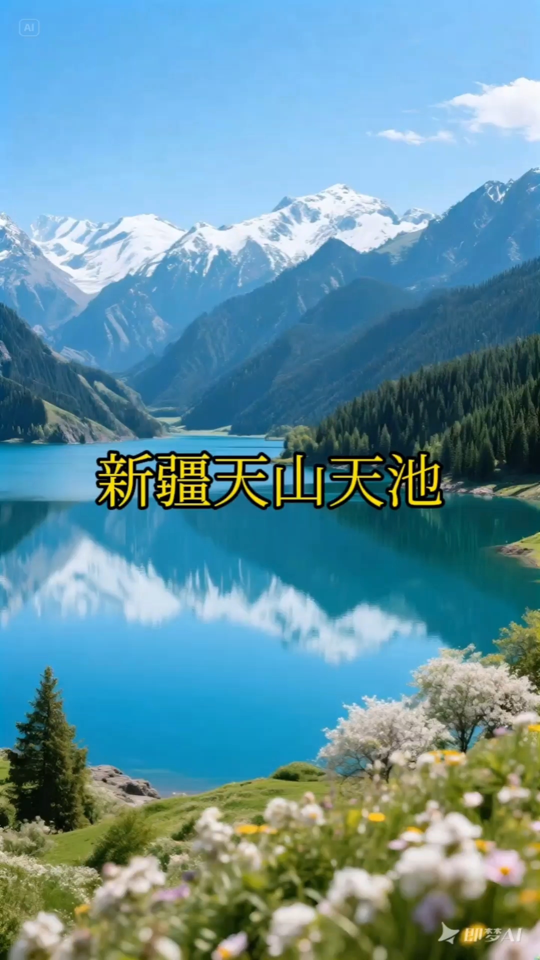 关于圆梦新疆打卡第一天天山天池的信息 关于圆梦新疆打卡第一天天山天池的信息