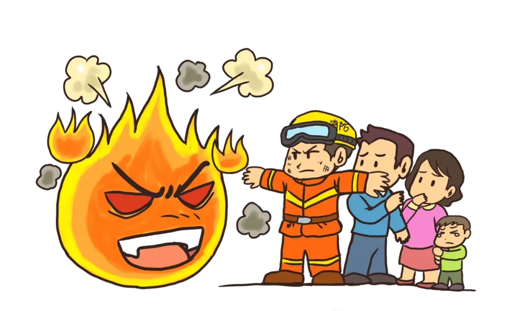 掌握火险自救的基本常识,遇到火灾时要沉着,冷静,不要慌乱