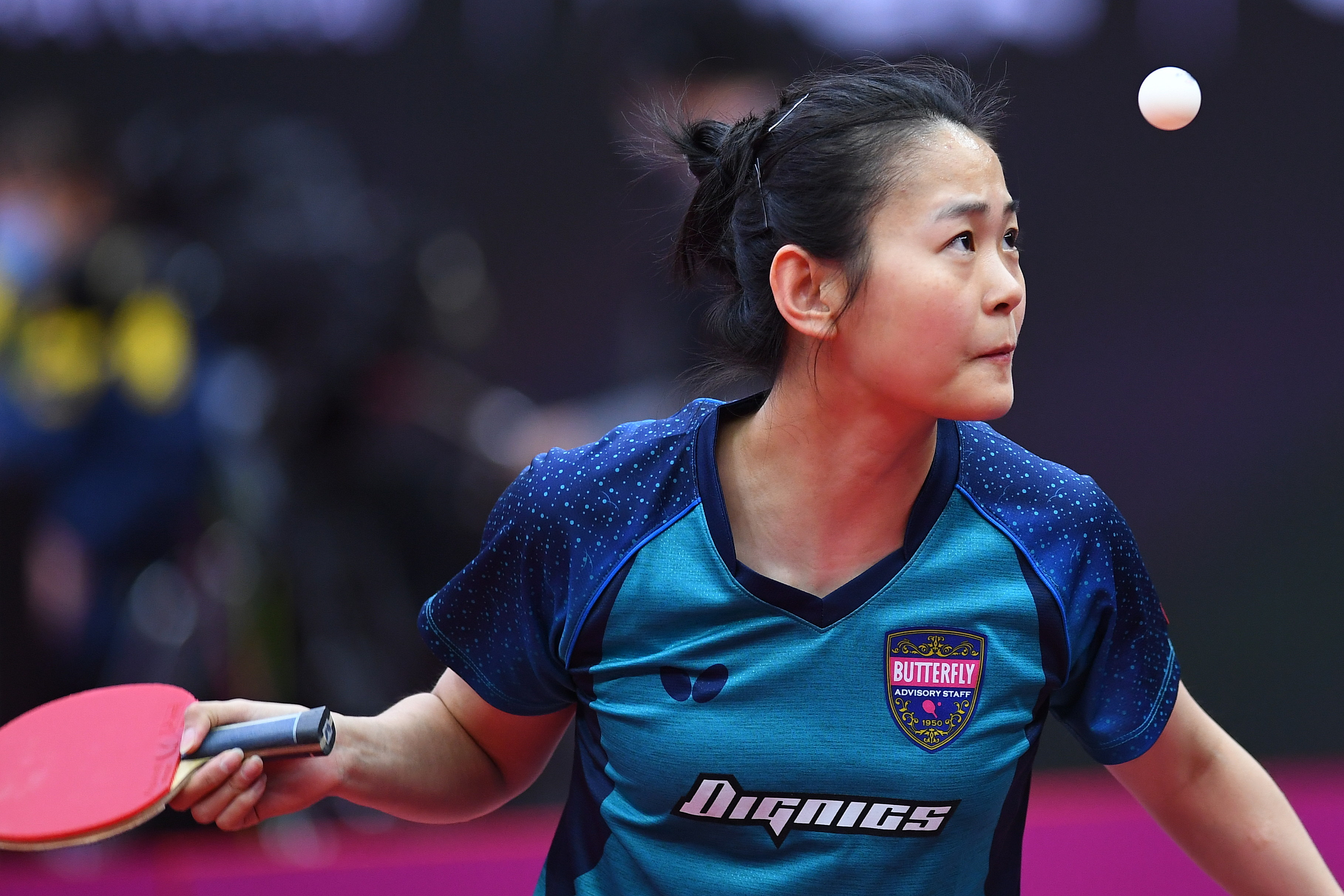 乒乓球——女子世界杯小组赛:迪亚兹胜张默(2)