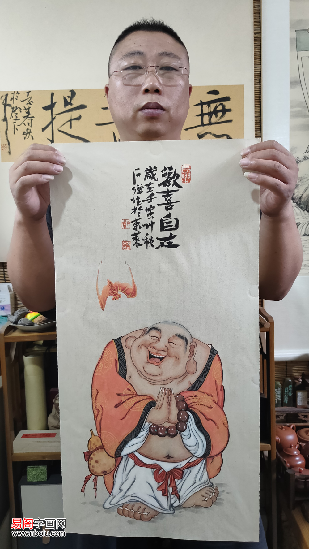 画家石僧本人严正声明:尊重原创,打击赝品