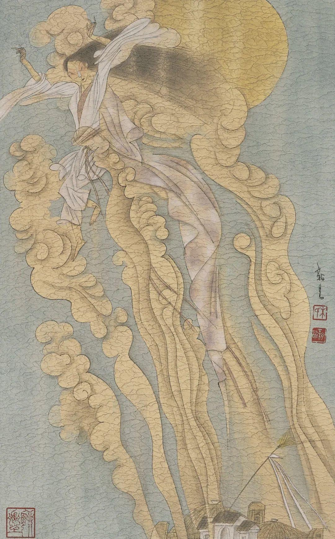 《聊斋》--- 公孙九娘 纸本 50cmx32cm 2014 年