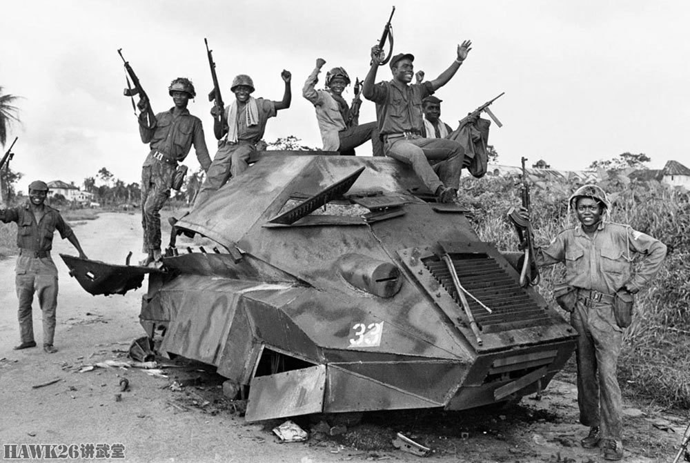 55年前 尼日利亚内战爆发 世界遗忘的角落 布伦机枪车魔改成坦克