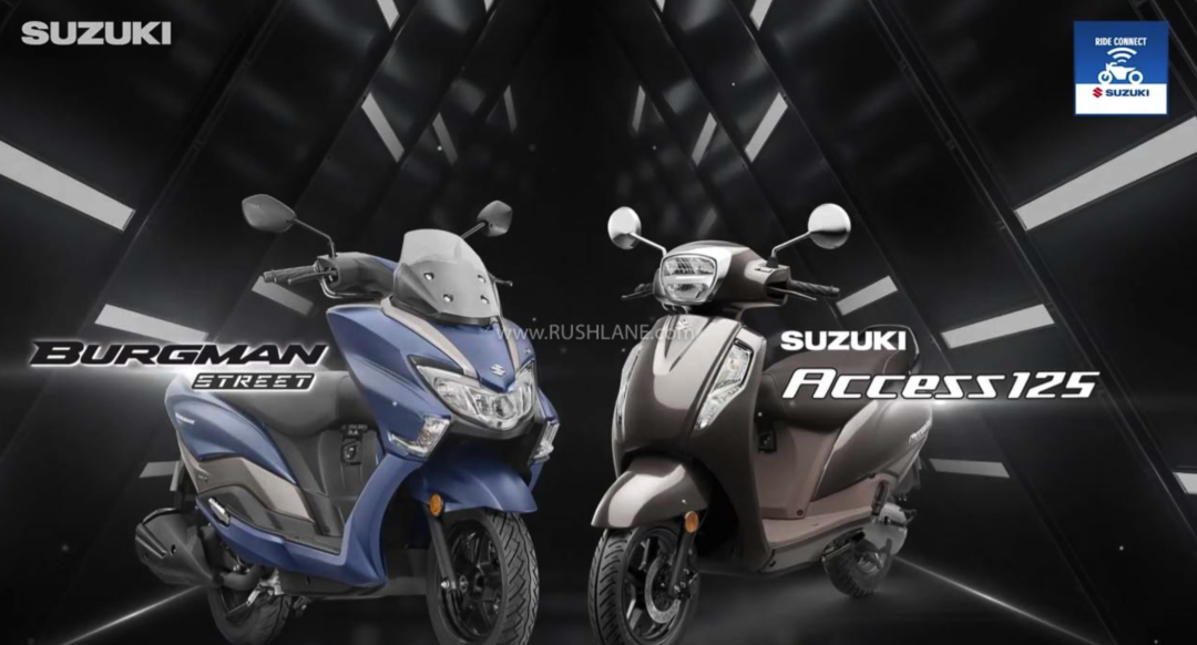 铃木发布2021款125踏板汉堡人125,增配液晶智能仪表