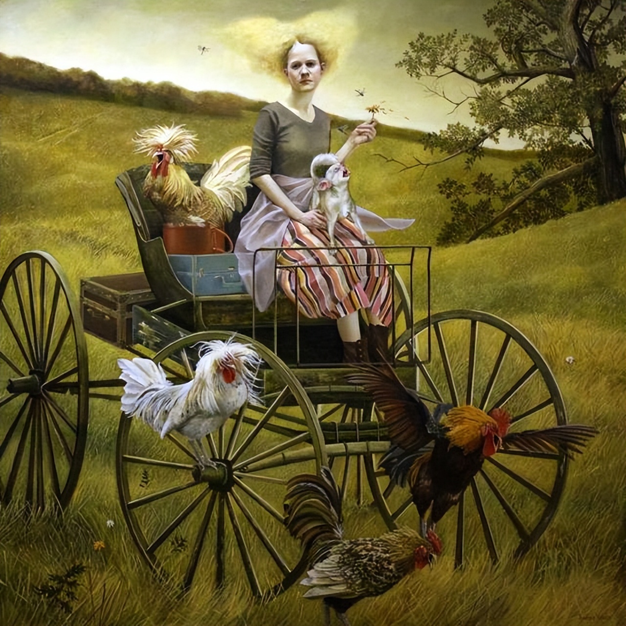 安得利亚·科奇(andrea kowch)超现实主义绘画作品
