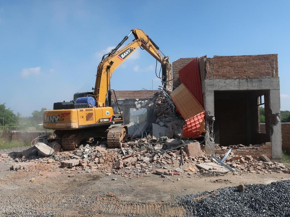 坚决遏制乱占耕地建房行为!浈江区拆除违法建筑物11宗