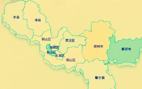 江蘇省徐州市城市格局調整,蕭縣和邳州市加入,打造徐州大都市