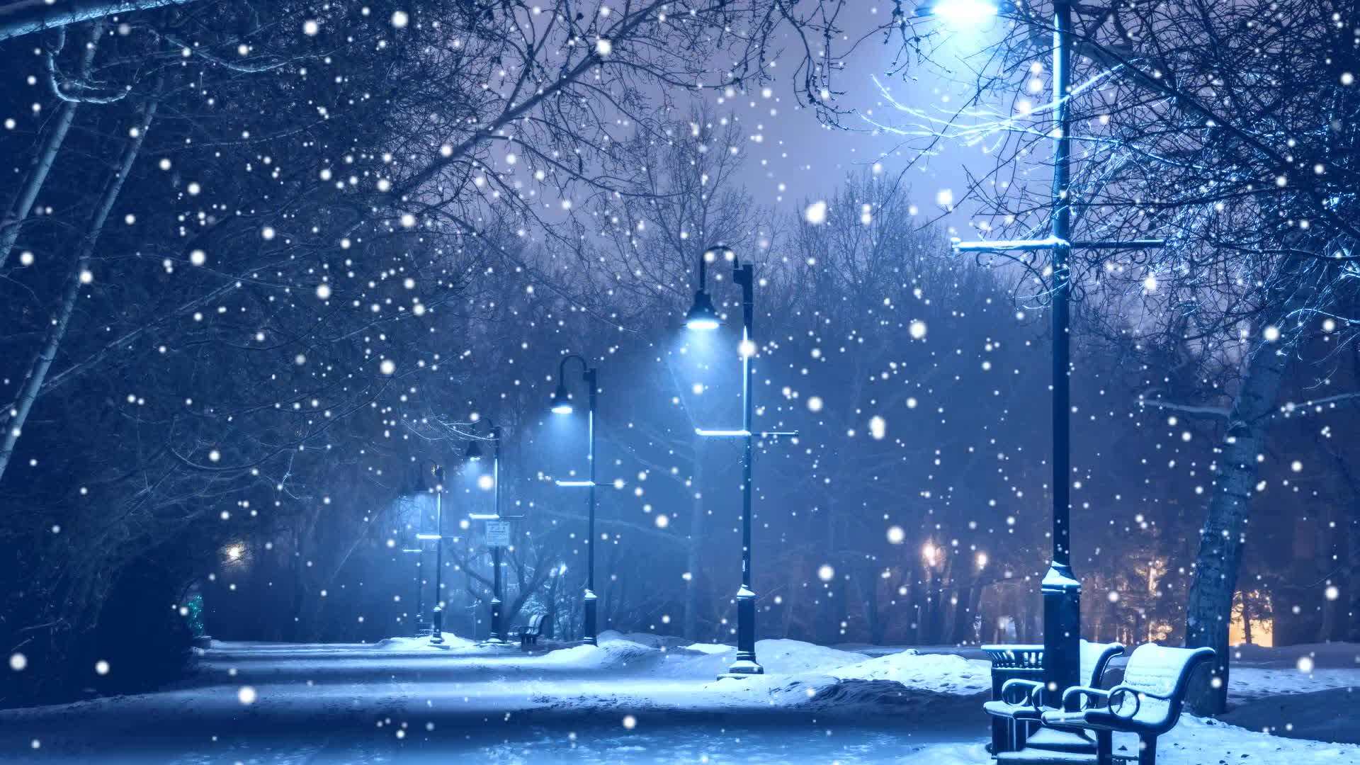 唯美落雪情景图片图片