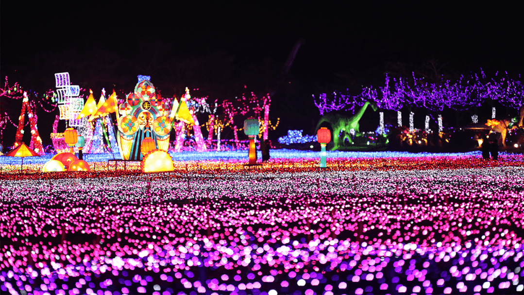 非遗焰火 北极天幕 萤火虫秘境,淄博花间小筑首次开夜!