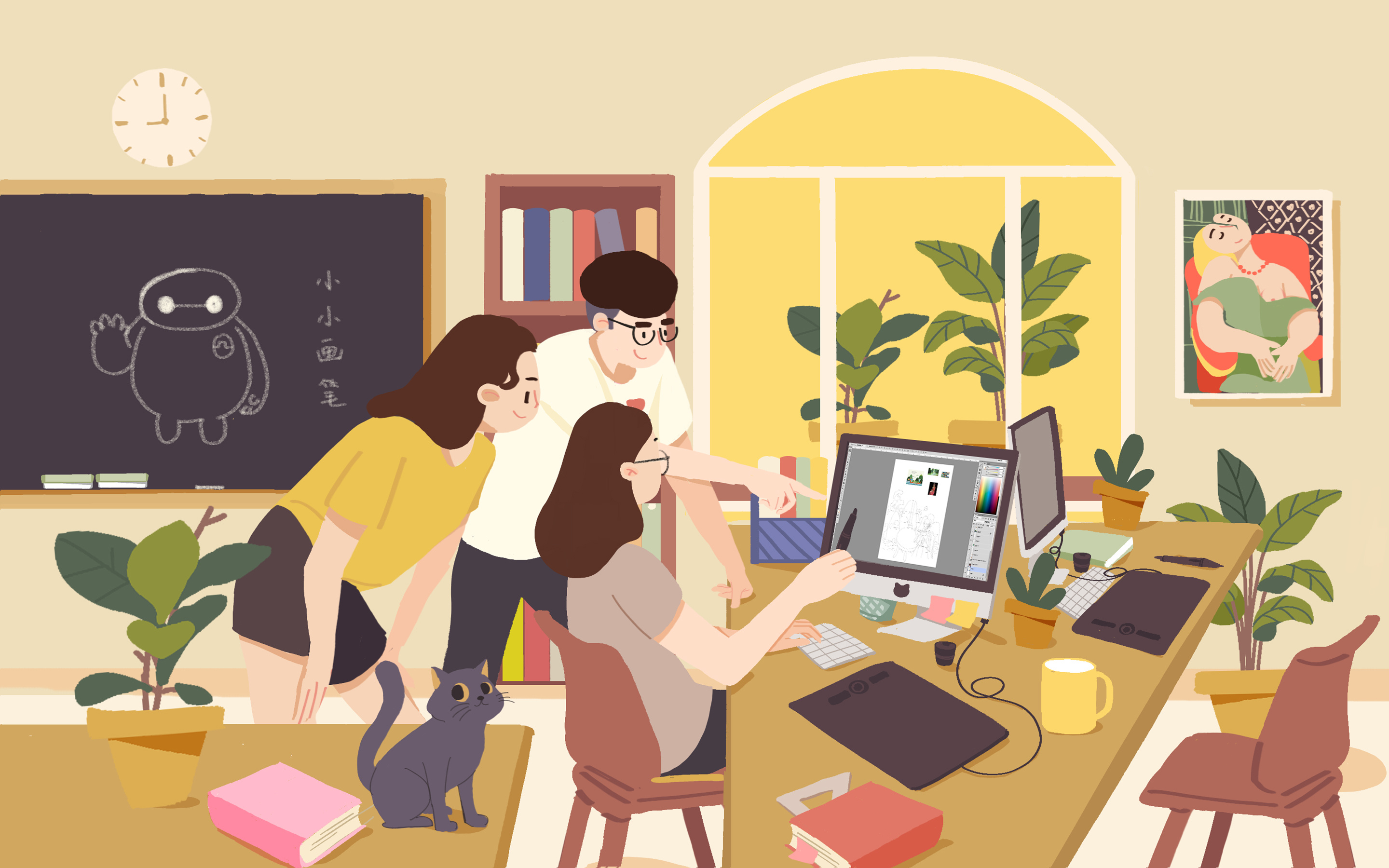 磨金石教育插画干货分享|商业插画未来十年发展前景怎么样?