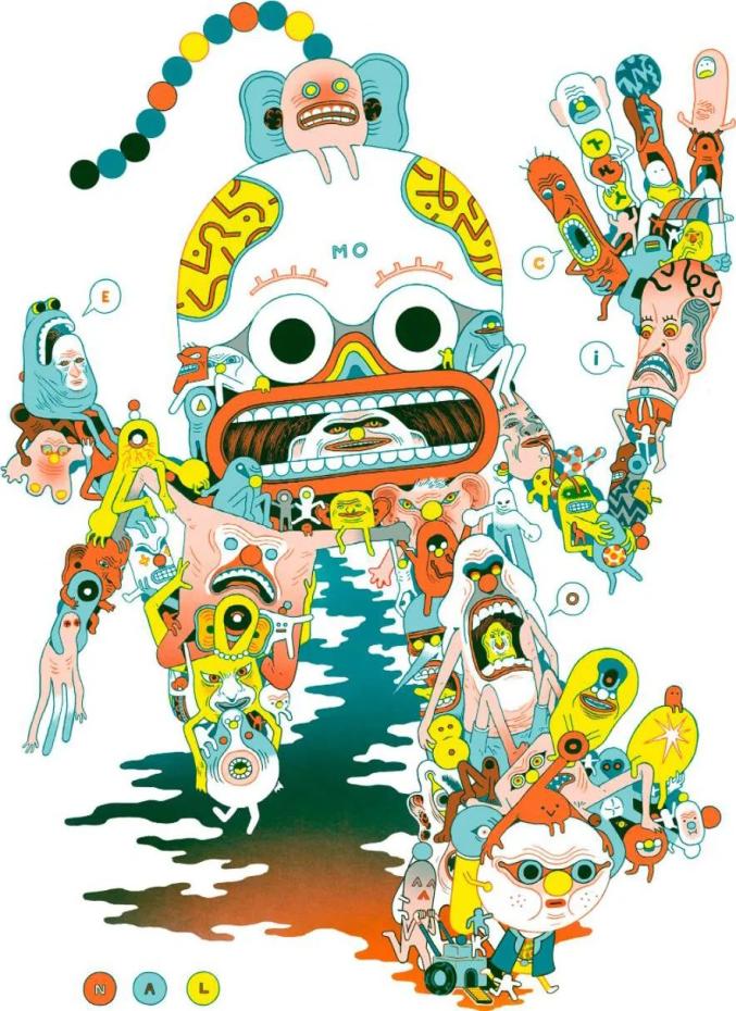 插画丨放荡不羁爱自由的插画师看看他的画有多奇特