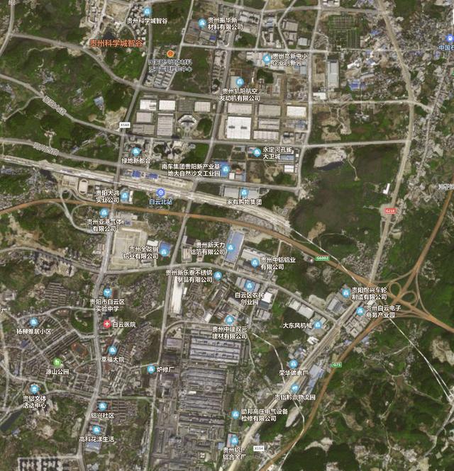 贵阳如何实现对南宁的逆袭?打开卫星地图,虚实立现!