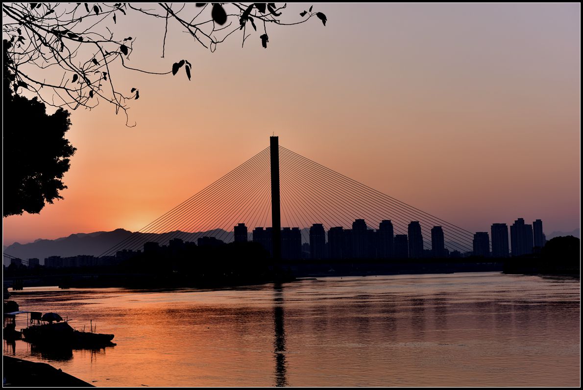 福州闽江边风景