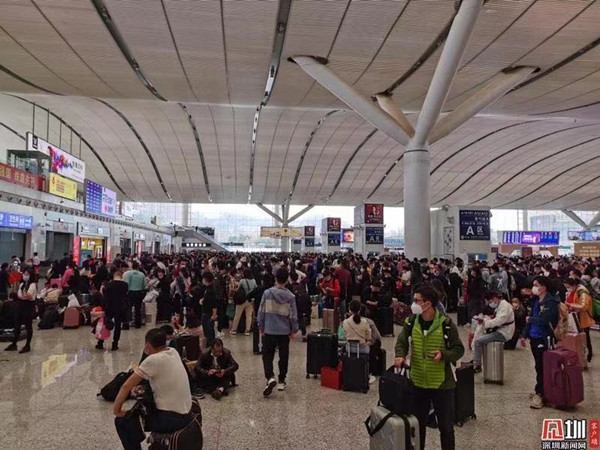 深圳北站多举措应对客流小幅回升_深圳新闻网