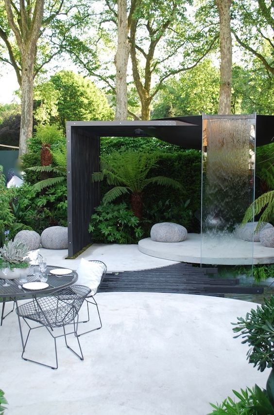 50款精致的庭院水景设计案例,做花园一定用得上