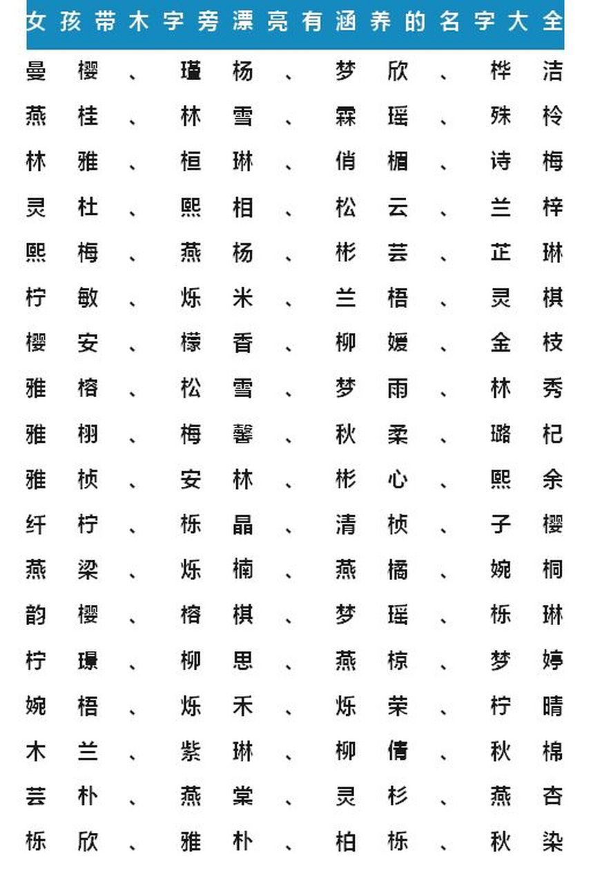 简单好听稀少的女孩名字，女孩漂亮有涵养的名字