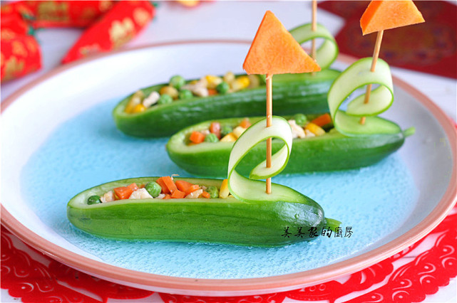 年夜菜"一帆风顺",家有孩子快准备,新的一年,顺风又顺水!