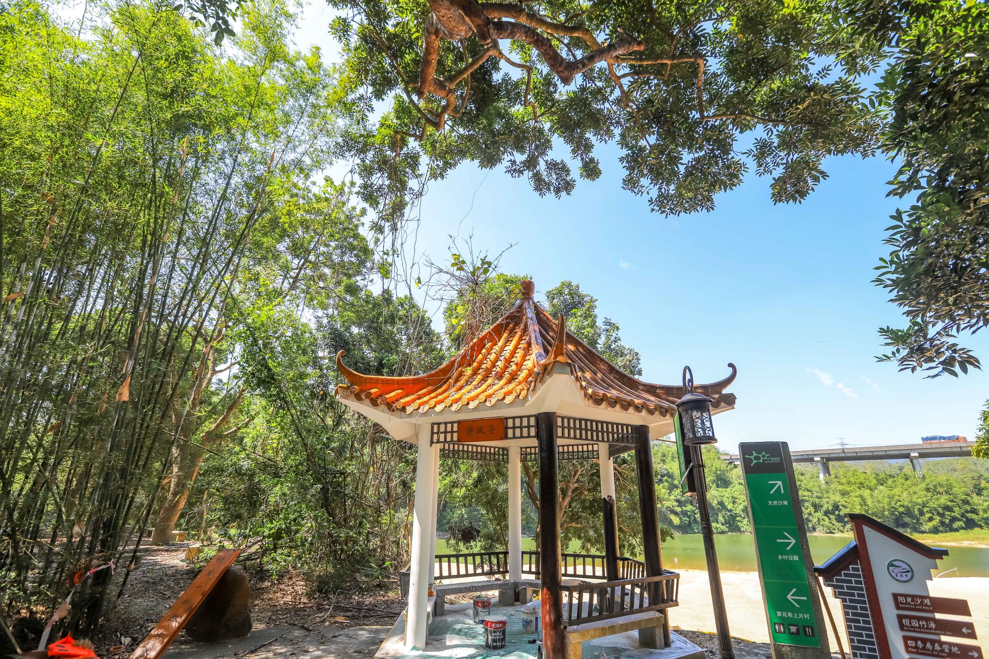 增江河畔的蒙花布村,入选广州最美村庄,超适合溜娃玩水