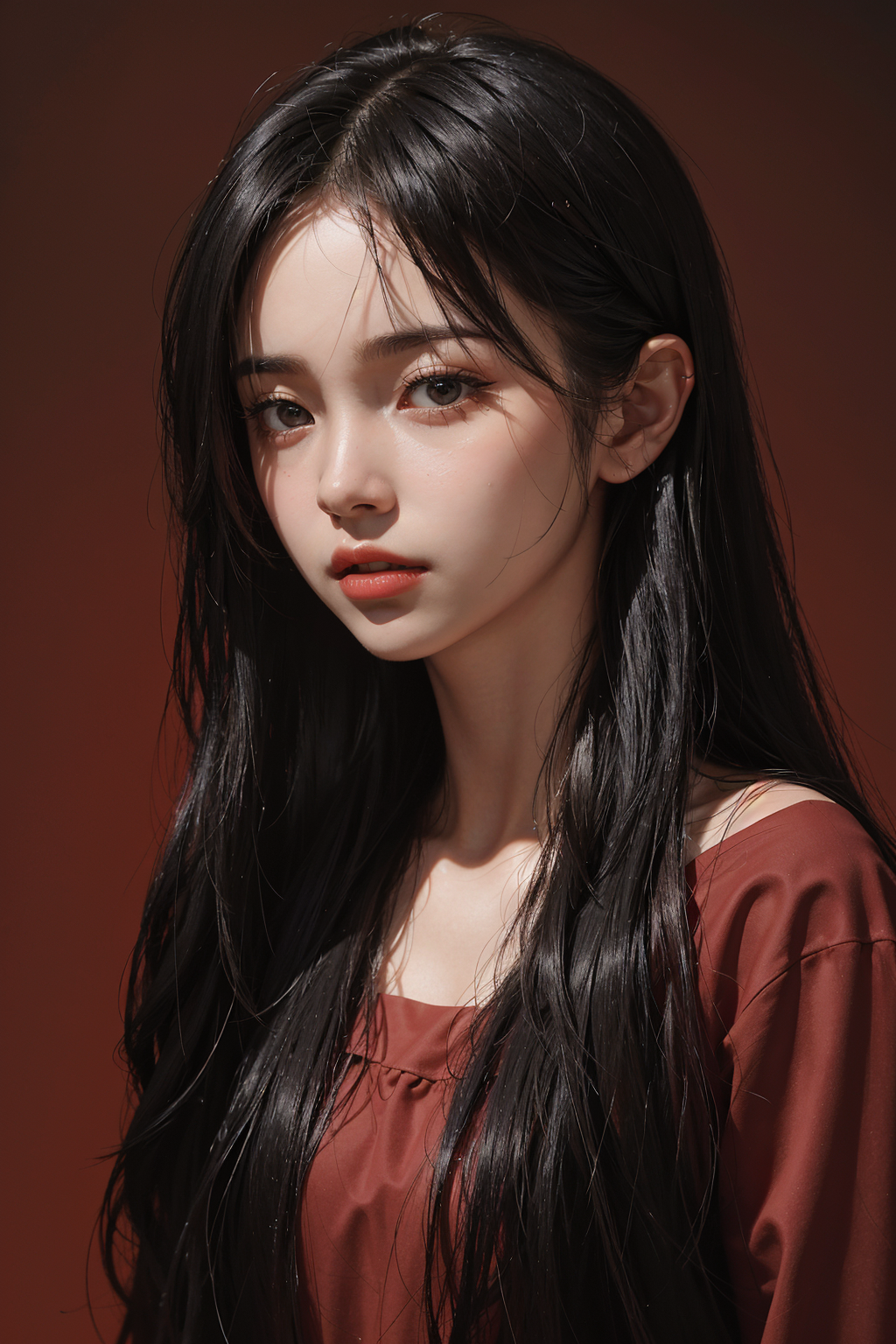 ai绘画|魅力写实极致美女摄影,无水印图