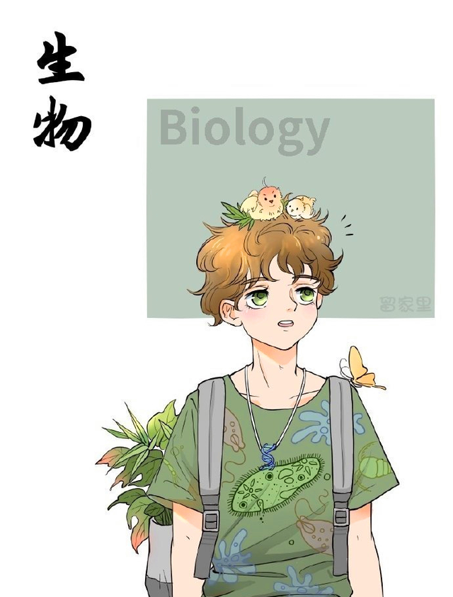 学科拟人变二次元角色,生物变成可爱小正太,看到数学我爱了