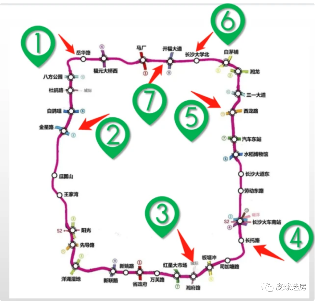 8号地铁站线路图图片