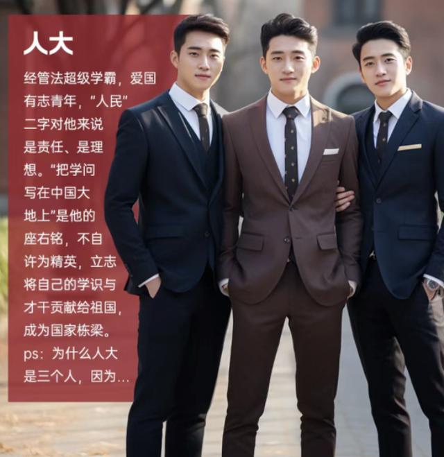 中国各大高校"拟人"来了,中山大学气质文雅,北师大成温柔学姐