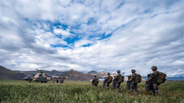 谁敢犯我边境!西藏军区一声令下,解放军严阵以待,信号强烈