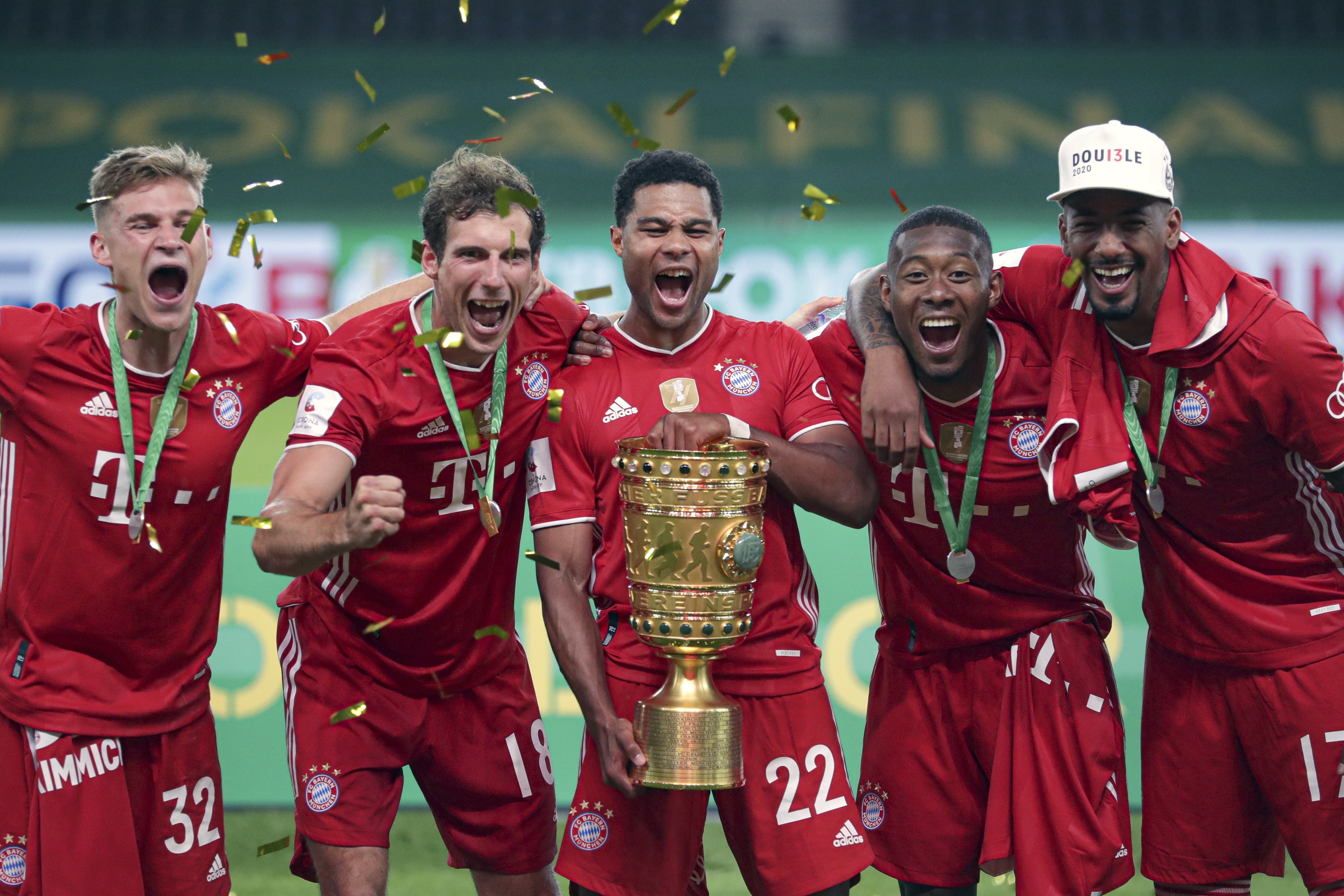 足球——德国杯:拜仁慕尼黑队夺冠(2)