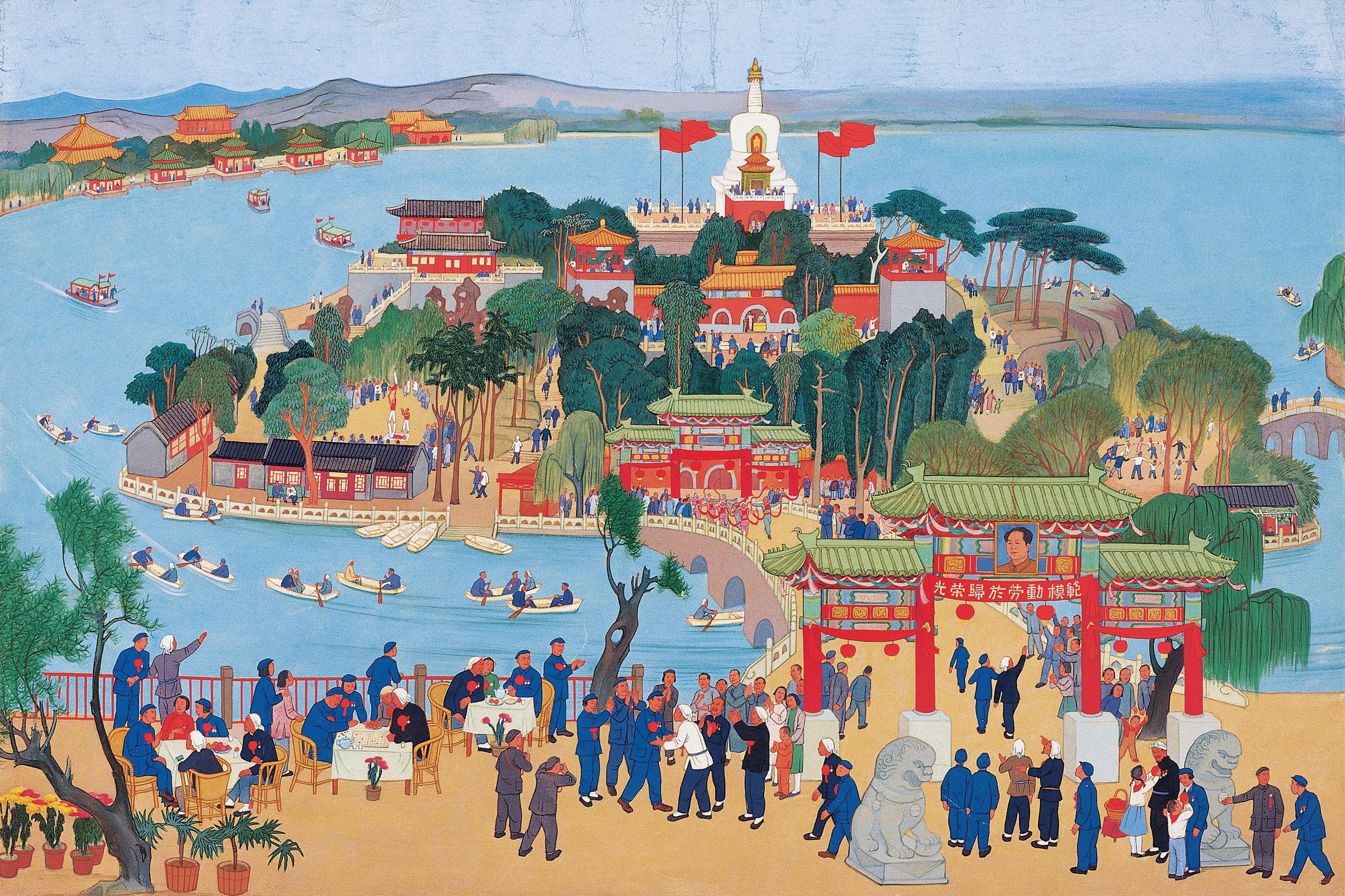 20张50年代怀旧挂画,这才是我们要的教科书插画