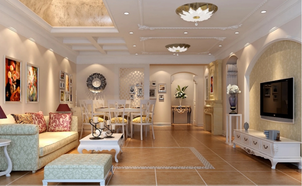 一家三口150平的新房子,采用新中式设计,让空间更加宽敞