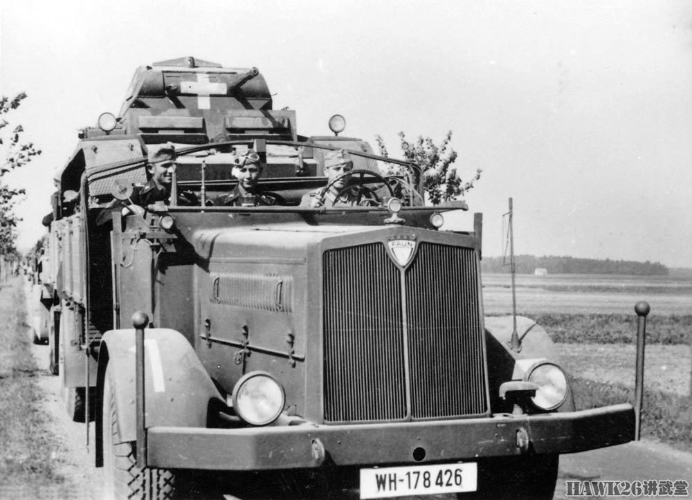 二战德国武器运载车图片