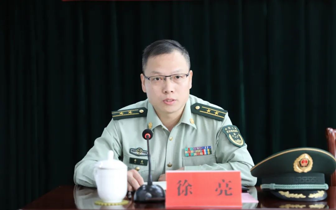 淮安军分区来洪召开宣布命令大会