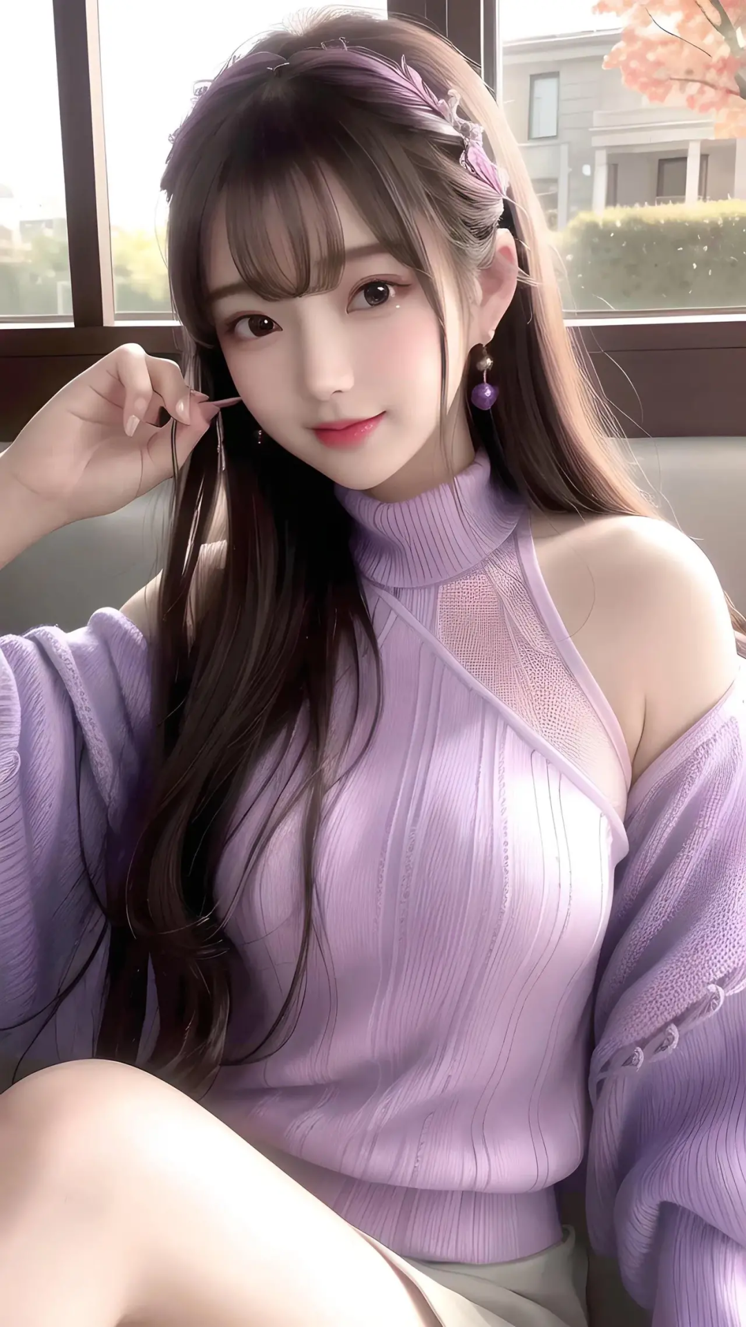 ai少女丨柔情似水,治愈系少女