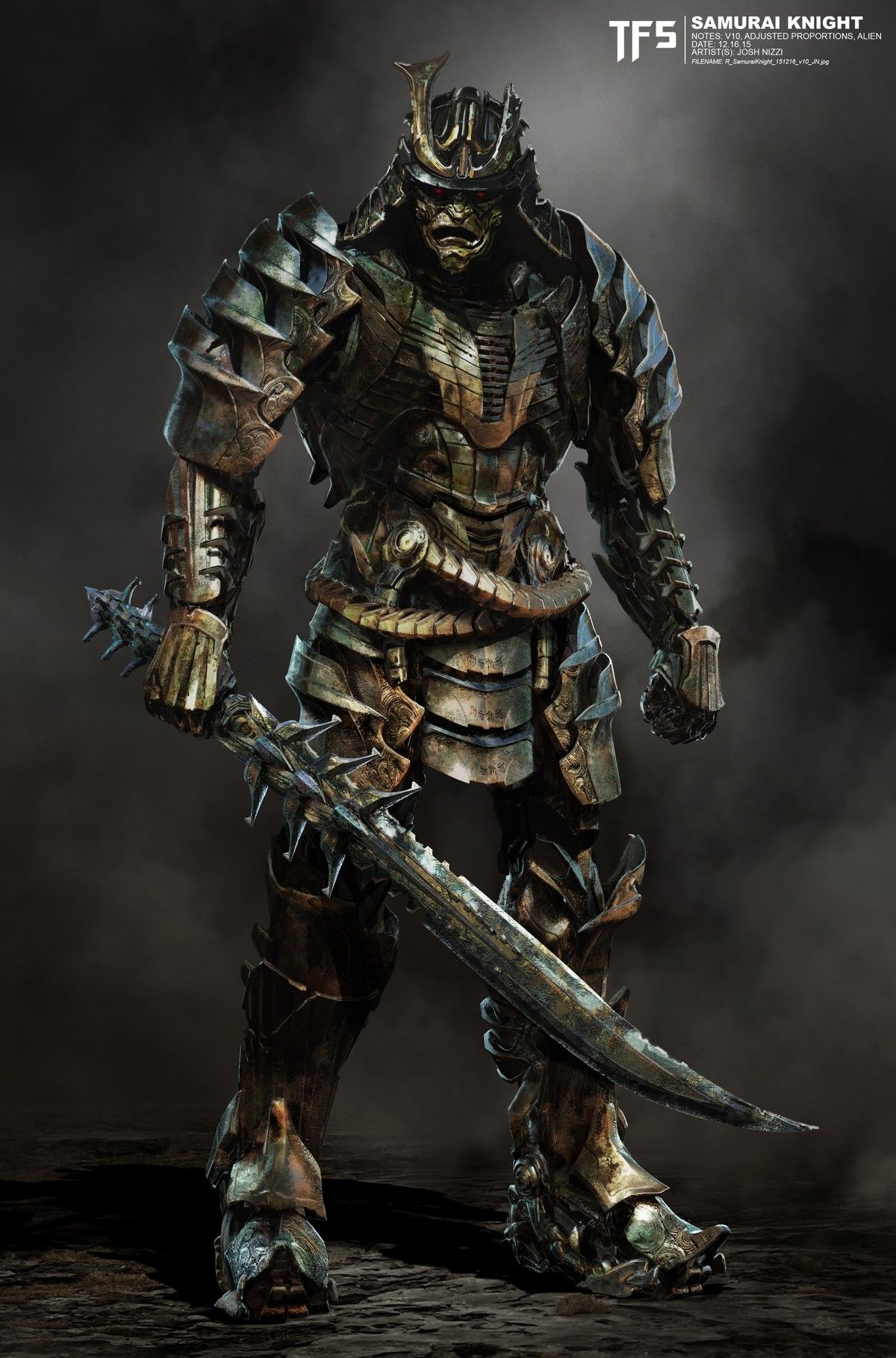 威武不凡:cg绘画中的武士之魂